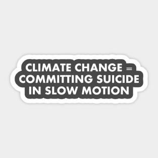 Climate Change Sticker